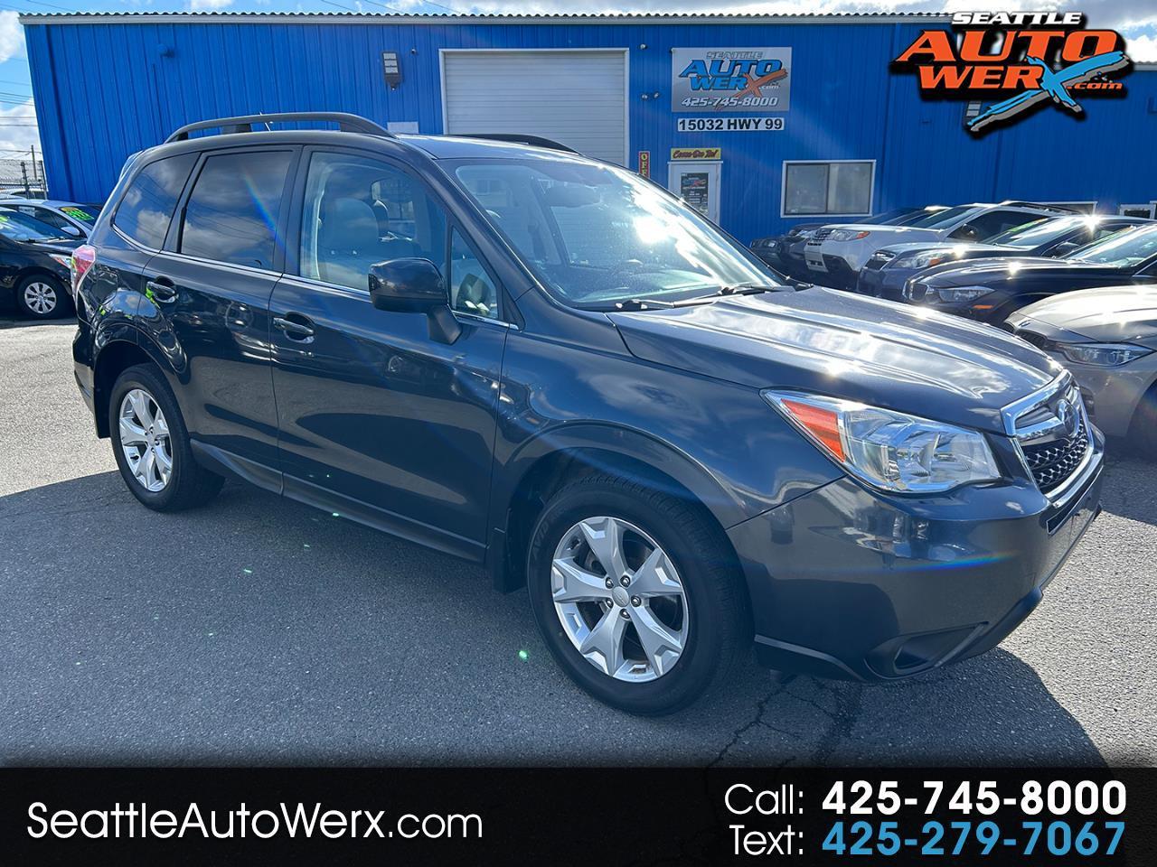Subaru Forester 4dr Auto 2.5i Limited PZEV 2014