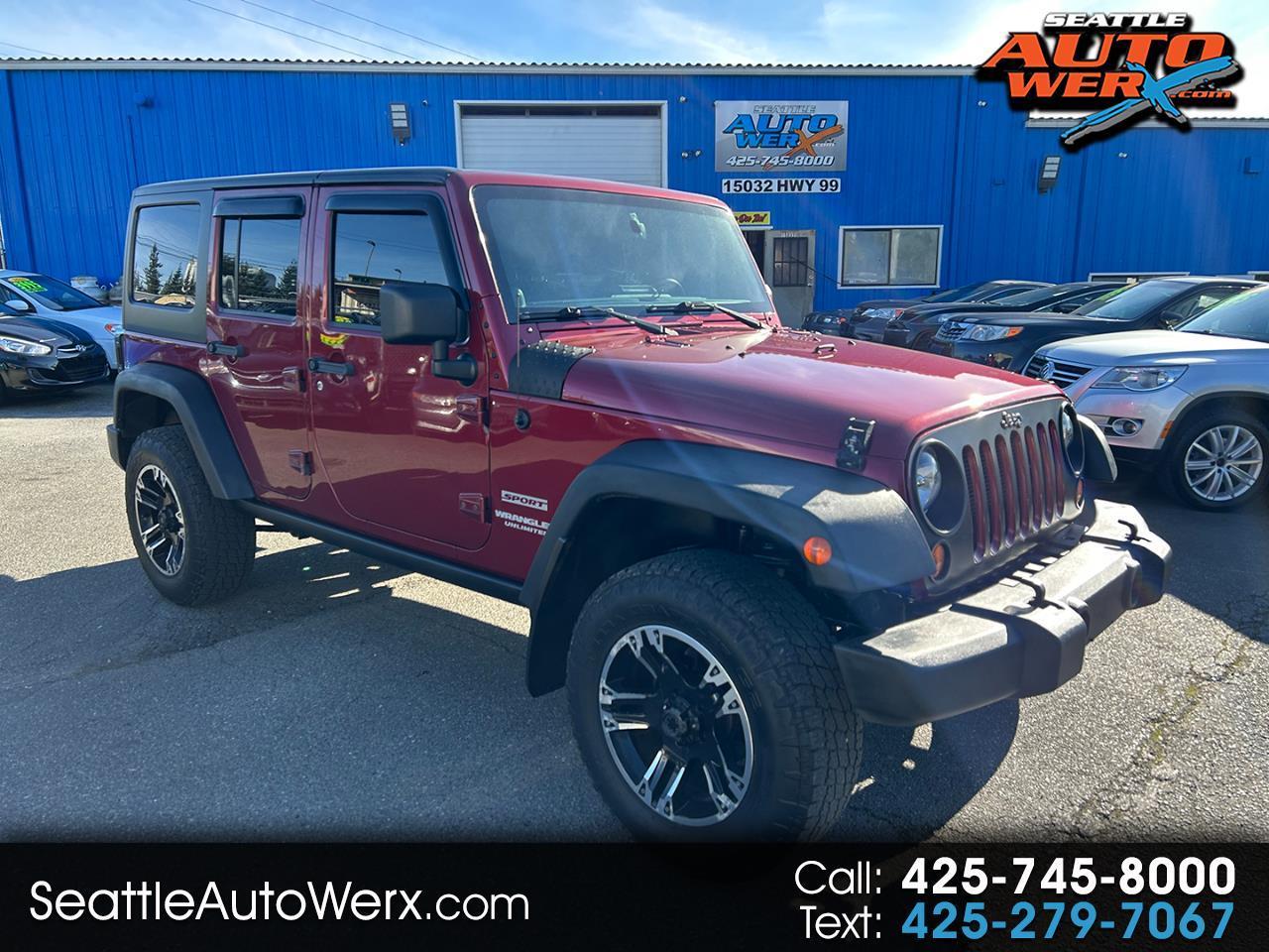 2013 Jeep Wrangler Unlimited 4WD 4dr Sport