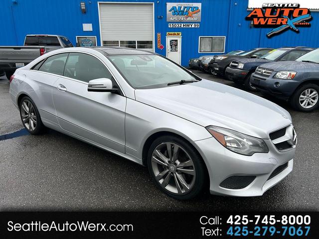 Silver 2014 Mercedes-Benz E-Class E 350 Coupe Coupe Rear-Wheel Drive 7-Speed Automatic