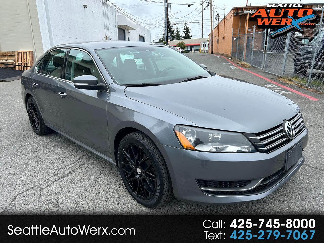 Volkswagen Passat 4dr Sdn 1.8T Auto SE PZEV 2014
