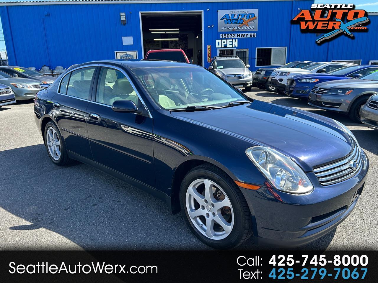 2004 Infiniti G35 Sedan 4dr Sdn AWD Auto w/Leather