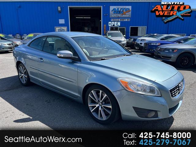 Blue 2012 Volvo C70 T5 Convertible Front-Wheel Drive 5-Speed Automatic