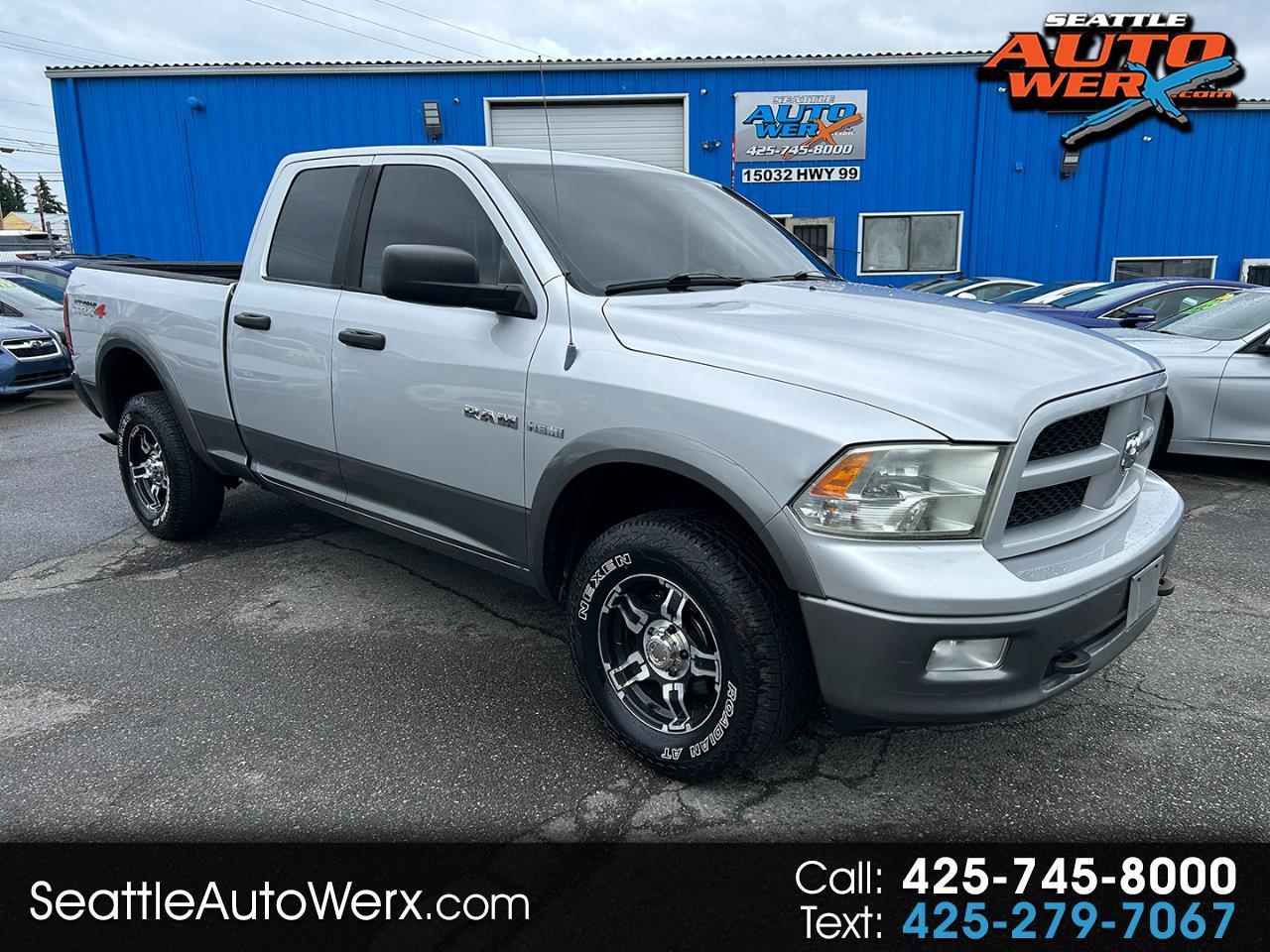 2010 Dodge Ram 1500 4WD Quad Cab 140.5" TRX