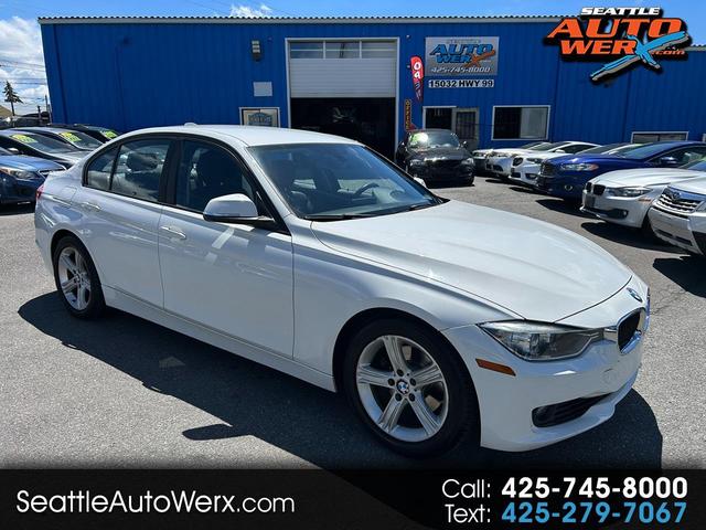 White 2013 BMW 3 Series Sedan Rear-Wheel Drive 8-Speed Automatic