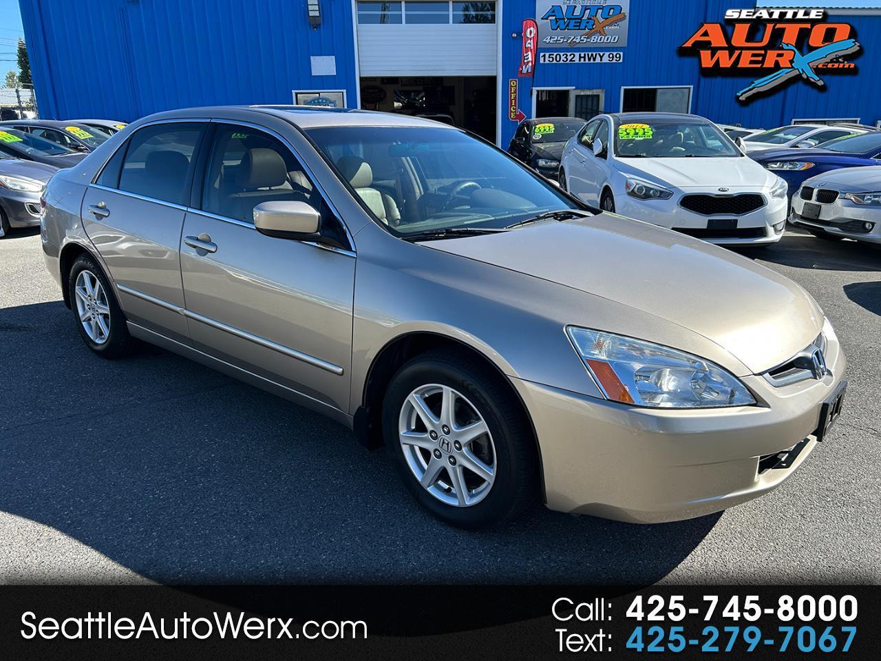 2003 Honda Accord Sdn EX Auto V6 w/Leather