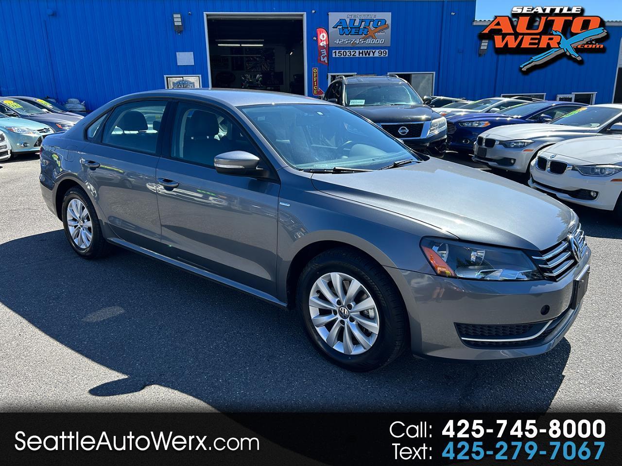 Volkswagen Passat 4dr Sdn 1.8T Auto Wolfsburg Ed PZEV 2014