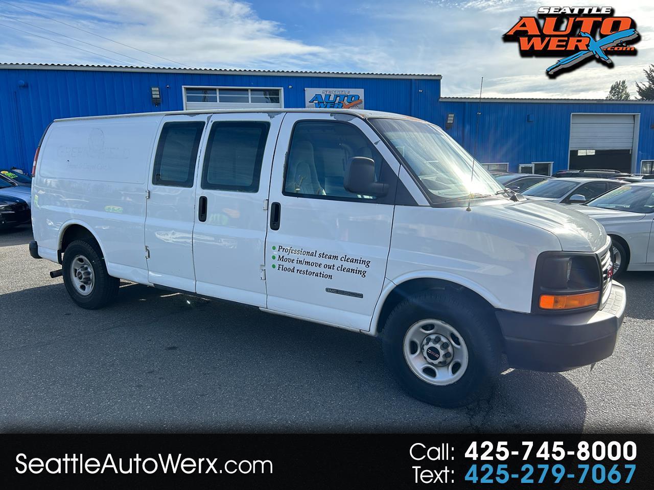 2003 GMC Savana Cargo Van 3500 155" WB RWD