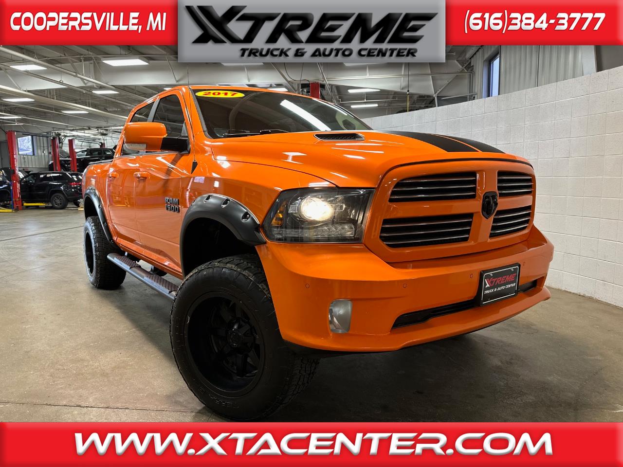 Used 2017 RAM 1500 Sport Crew Cab 4WD for Sale in Coopersville MI 49404