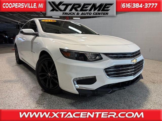 White 2018 Chevrolet Malibu Sedan Front-Wheel Drive 6-Speed Automatic