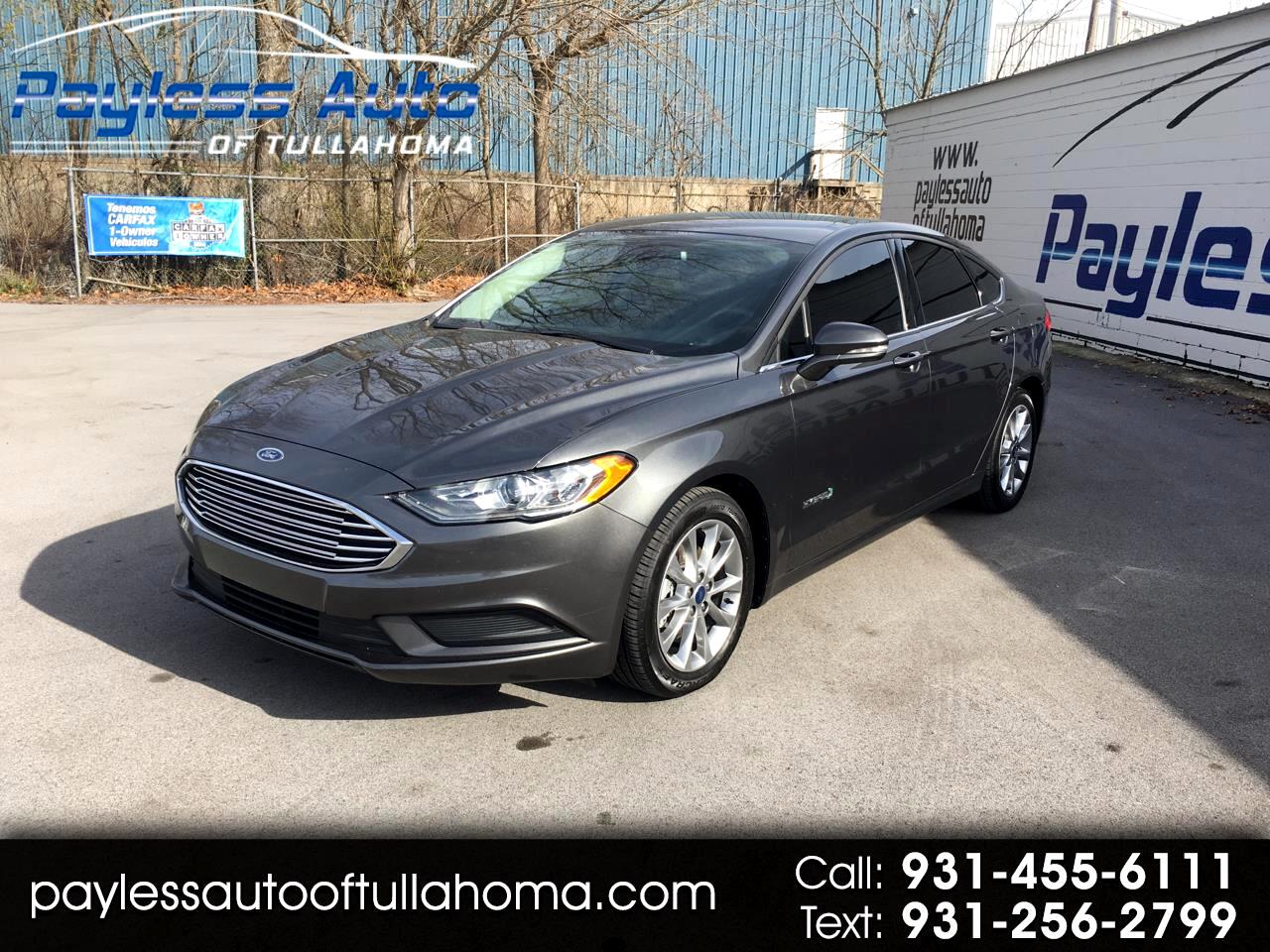 Ford Fusion Hybrid For Sale >> Used 2017 Ford Fusion Hybrid Se Hybrid For Sale In Tullahoma Ford Fusion Hybrid For Sale >> Used 2017 Ford Fusion Hybrid Se Hybrid For Sale In Tullahoma