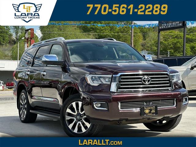 Red (Burgundy) 2018 Toyota Sequoia Limited 4WD SUV / Crossover Four-Wheel Drive Automatic