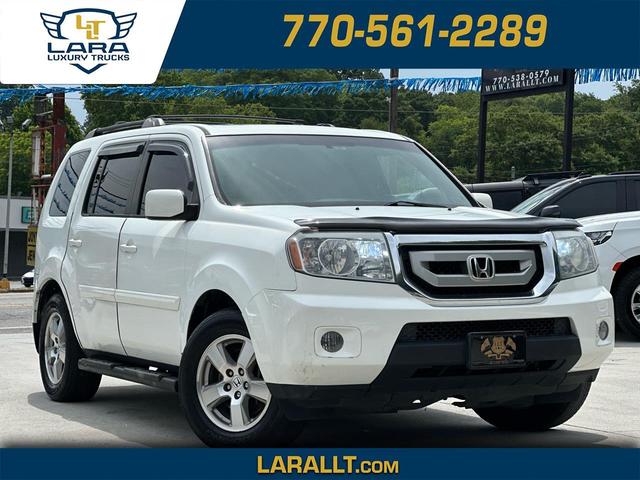 White 2011 Honda Pilot EX-L with DVD SUV / Crossover Front-Wheel Drive Automatic