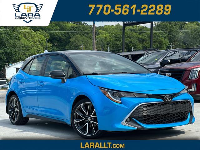 Blue 2021 Toyota Corolla Hatchback XSE FWD Hatchback Front-Wheel Drive Automatic