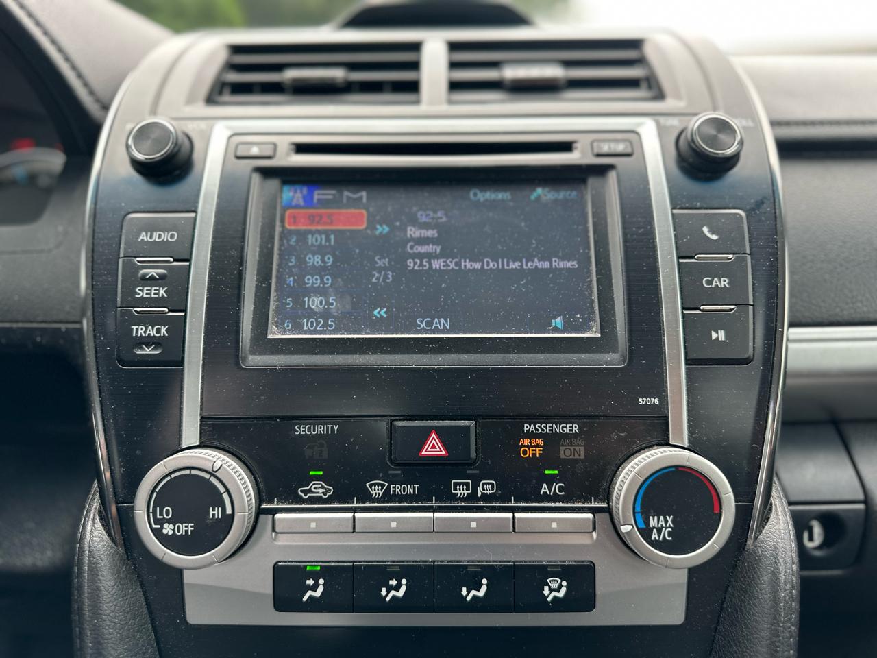 Toyota Camry XLE 2013