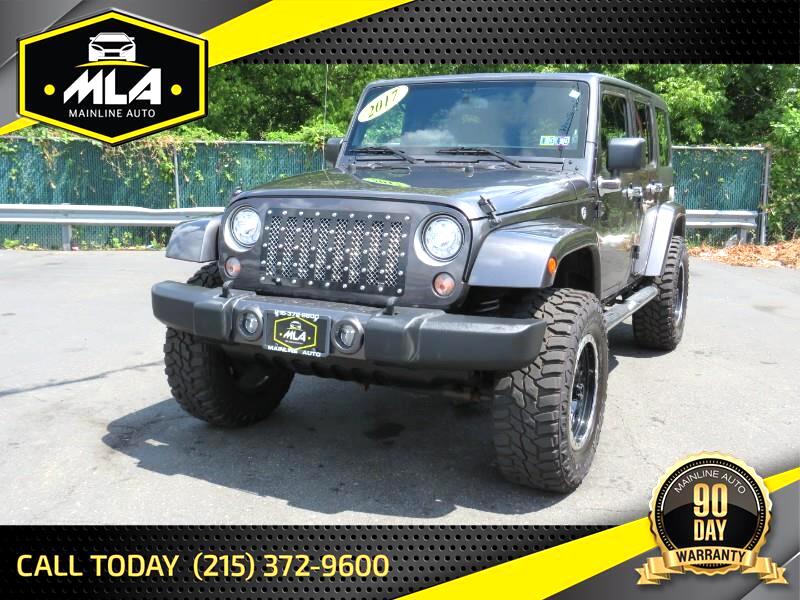 Used 2017 Jeep Wrangler Unlimited Sahara 4WD for Sale in Philadelphia PA  19141 Mainline Auto