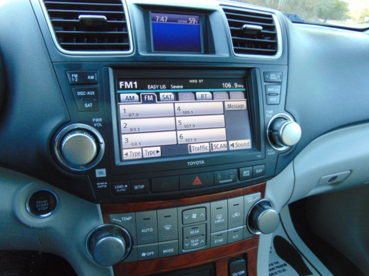 Toyota Highlander Limited 2WD 2012