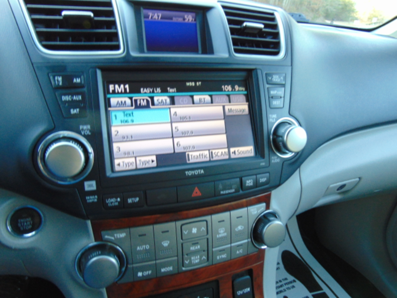 Toyota Highlander Limited 2WD 2012