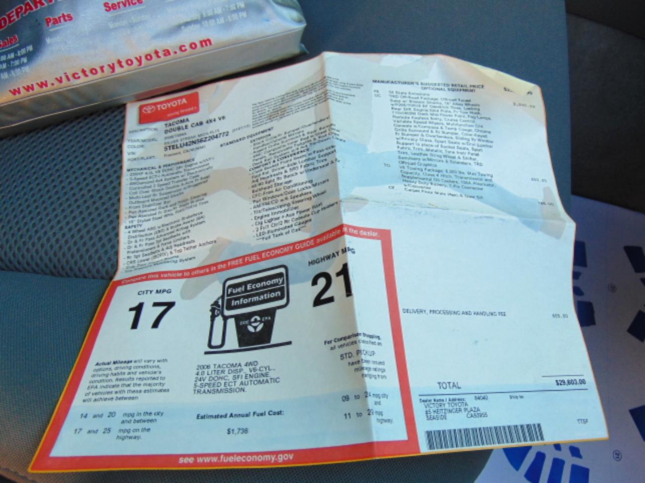 Toyota Tacoma Double Cab V6 4WD 2006