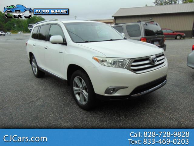 White 2013 Toyota Highlander Limited FWD SUV / Crossover Front-Wheel Drive Automatic