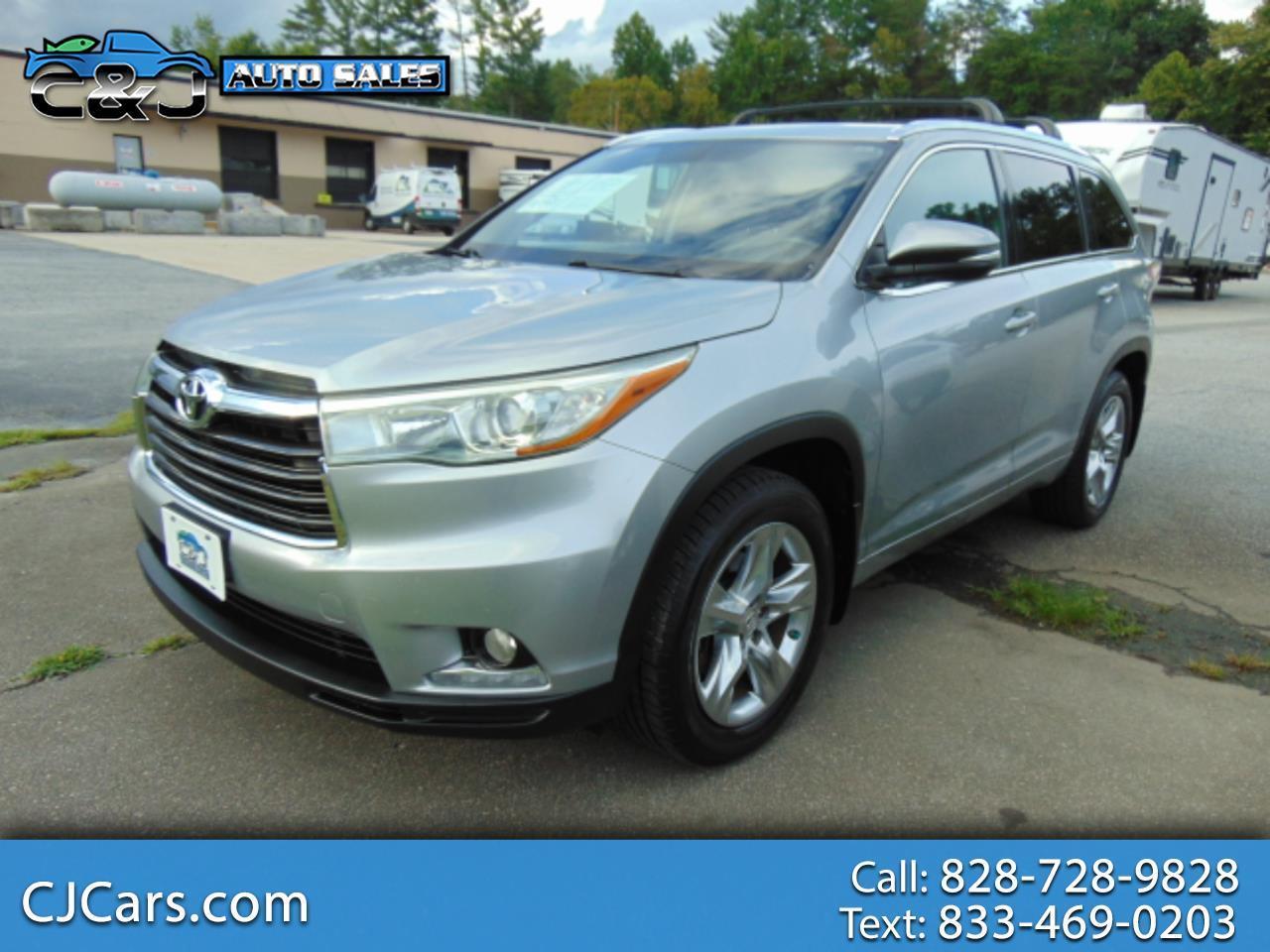 Toyota Highlander Limited AWD V6 2015