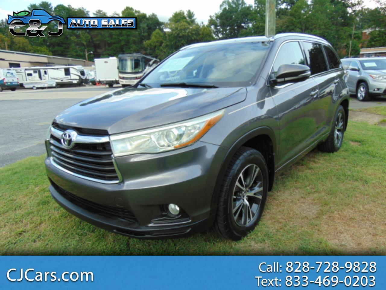 Toyota Highlander XLE FWD V6 2016