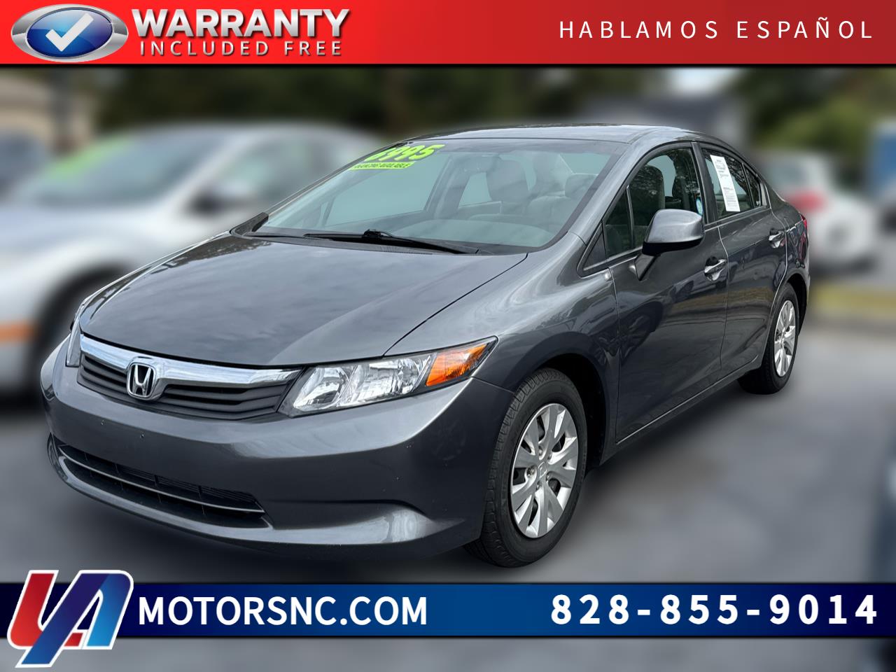 2012 Honda Civic Sdn 4dr Auto LX