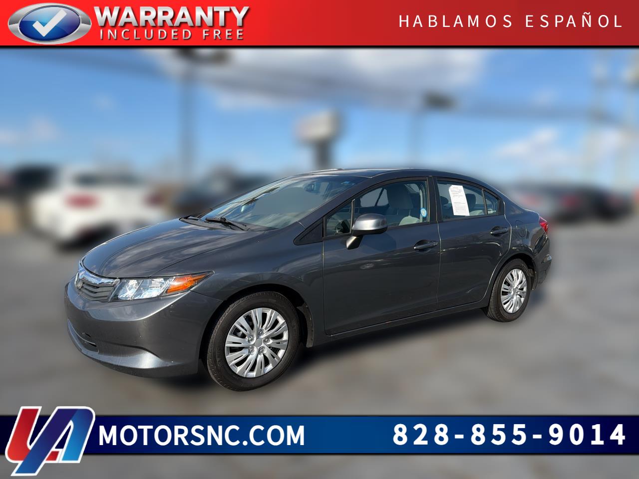 2012 Honda Civic Sdn 4dr Auto LX