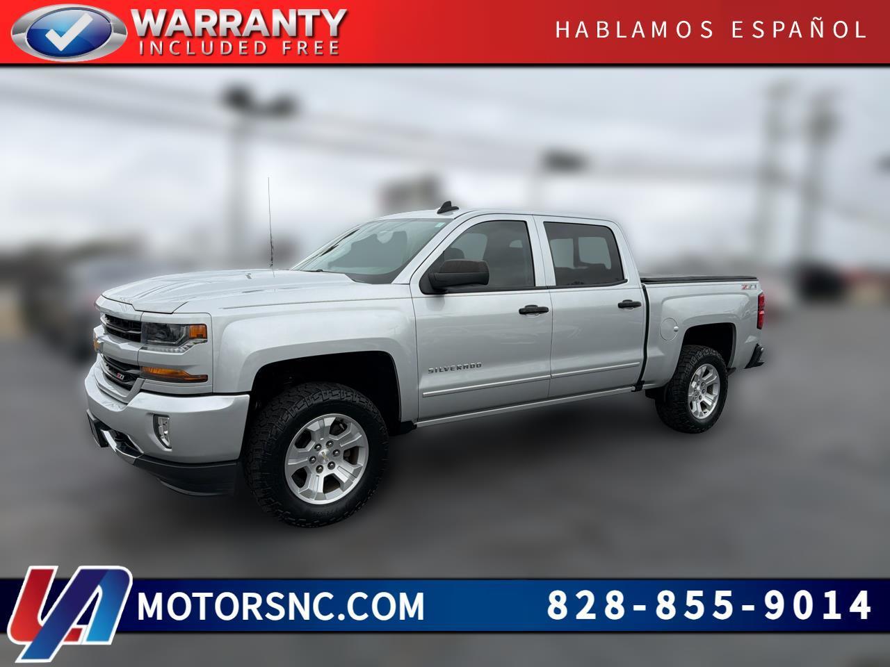 2017 Chevrolet Silverado 1500 4WD Crew Cab 143.5" LT w/2LT