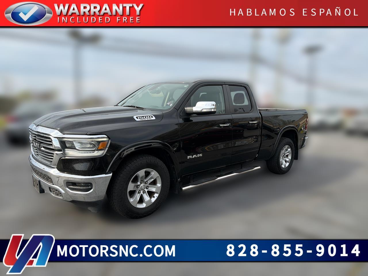 2019 RAM 1500 Laramie 4x2 Quad Cab 6'4" Box