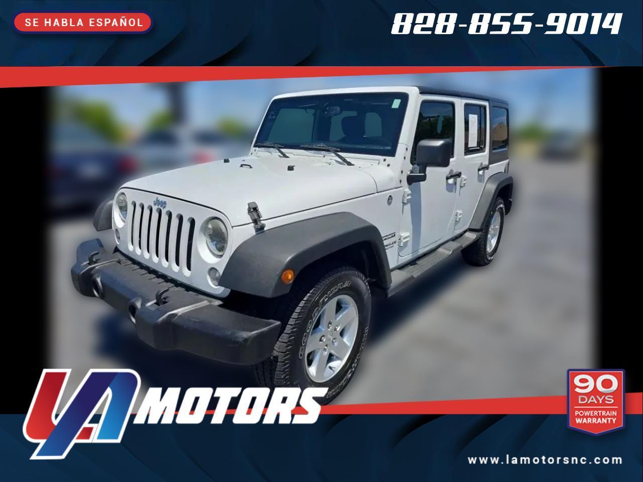 2015 Jeep Wrangler Unlimited 4WD 4dr Sport