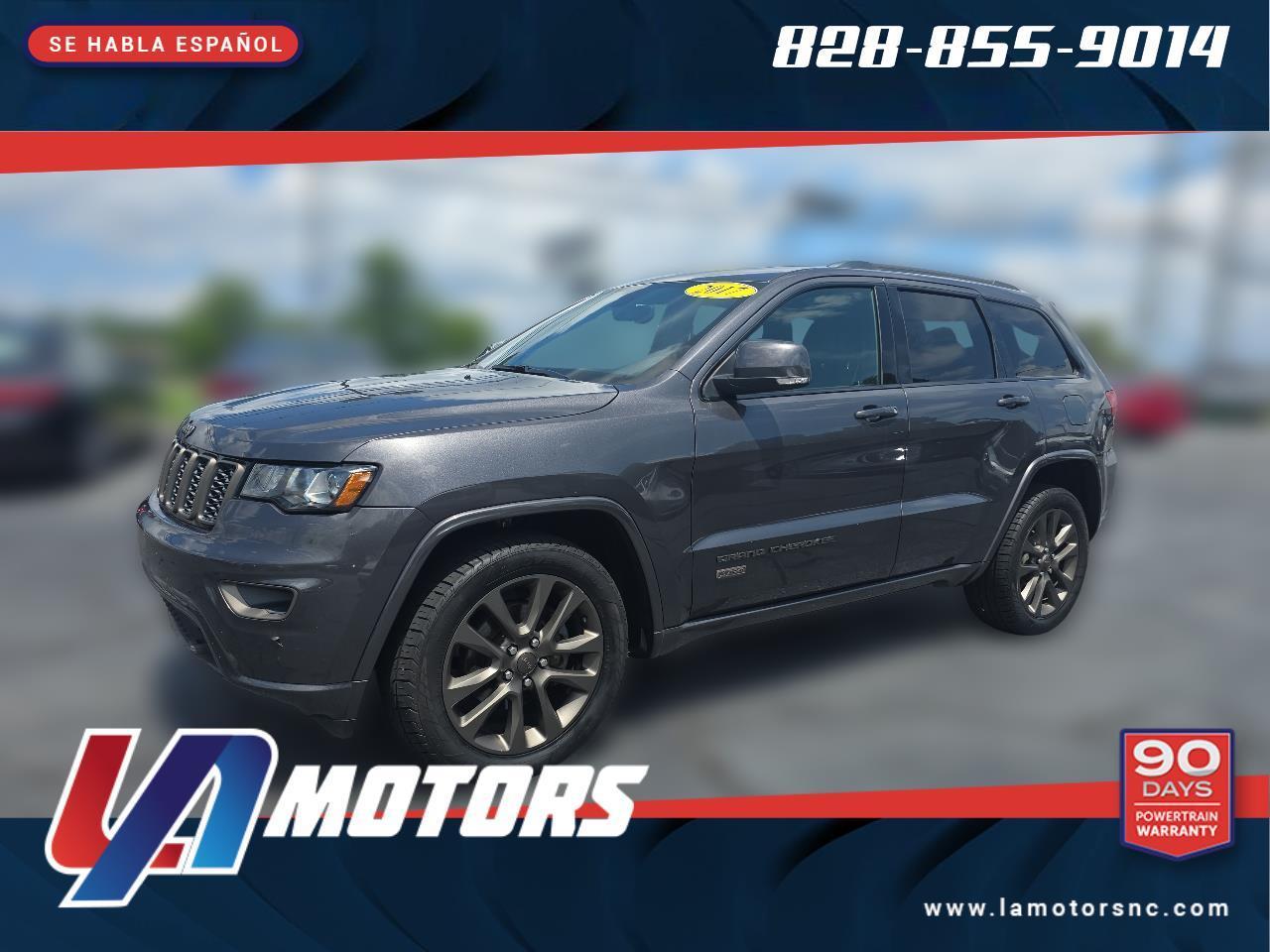2017 Jeep Grand Cherokee Limited 75th Anniversary Edition 4x4 *Ltd Avail*