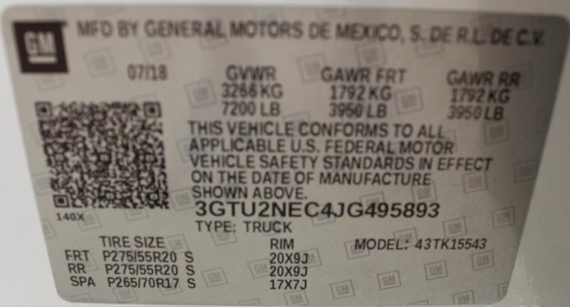 GMC Sierra 1500 SLT Crew Cab Short Box 4WD 2018 GMC Sierra 1500 SLT Crew Cab Short Box 4WD 2018