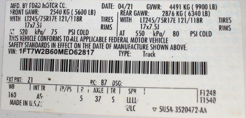 Ford F-250 SD XL Crew Cab 4WD 2021