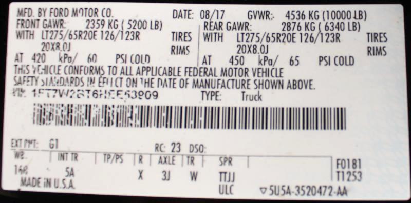 Ford F-250 SD Lariat Crew Cab 4WD 2017