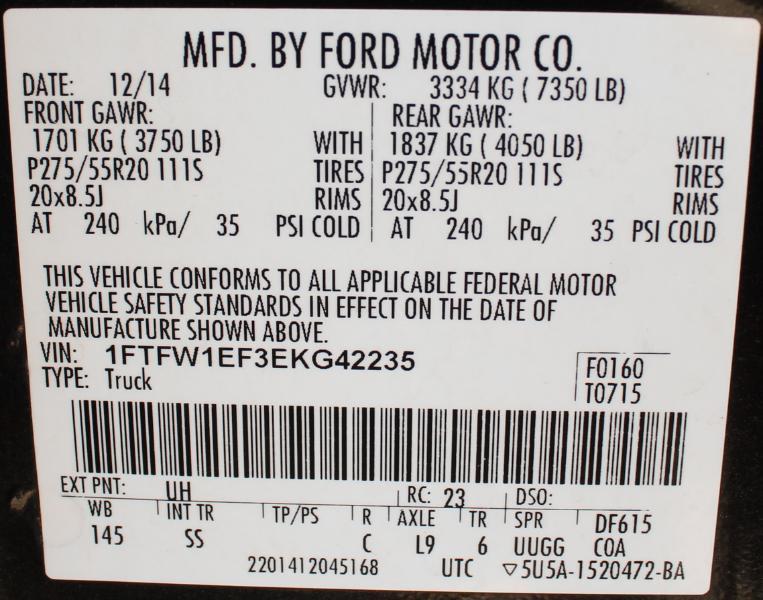 Ford F-150 STX 4WD SuperCrew 5.5' Box 2014