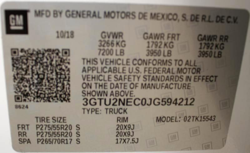 GMC Sierra 1500 SLT Crew Cab Short Box 4WD 2018