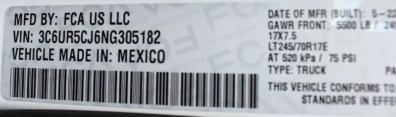 RAM 2500 Tradesman Crew Cab SWB 4WD 2022