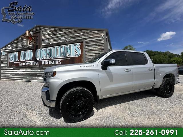 Silver 2022 Chevrolet Silverado 1500 LT Crew Cab RWD Pickup Truck 4X2 Automatic