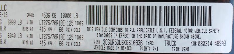 RAM 2500 Big Horn Crew Cab 4WD 2019