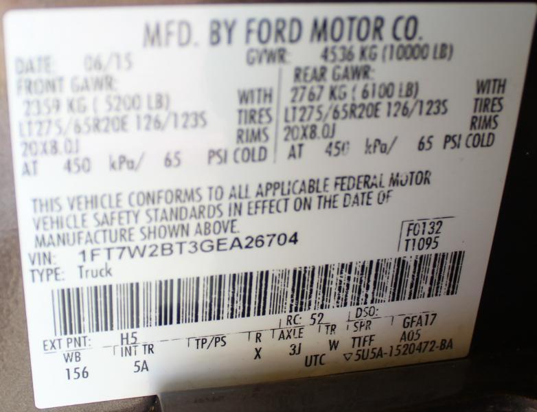 Ford F-250 SD Lariat Crew Cab 4WD 2016