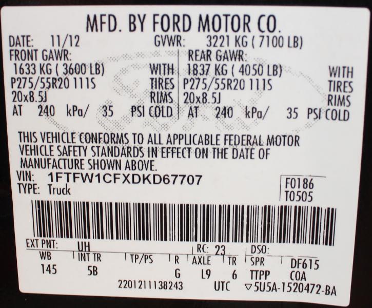 Ford F-150 FX2 SuperCrew 5.5-ft. Bed 2WD 2013