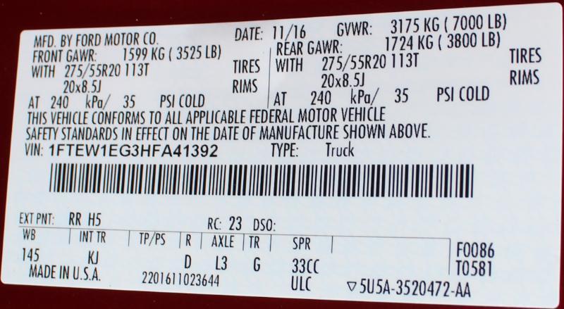 Ford F-150 King-Ranch SuperCrew 5.5-ft. 4WD 2017