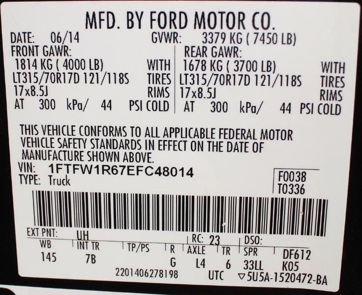 Ford F-150 SVT Raptor SuperCrew 5.5-ft. Bed 4WD 2014
