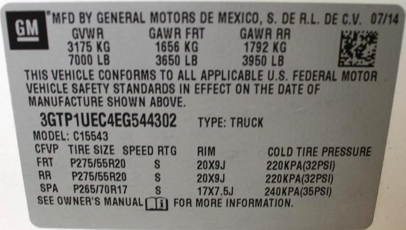 GMC Sierra 1500 SLE Crew Cab 2WD 2014