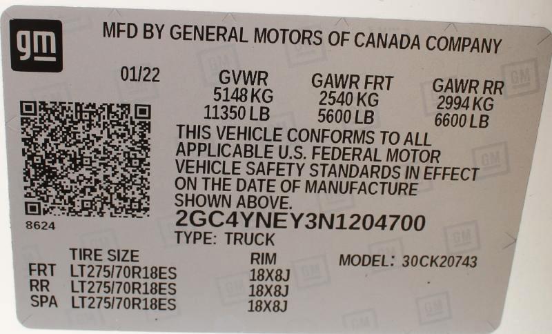 Chevrolet Silverado 2500HD LT Crew Cab Short Box 4WD 2022