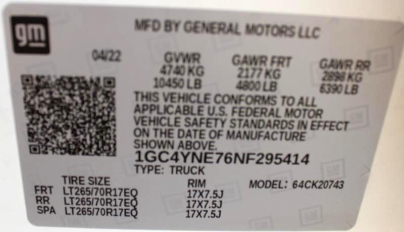 Chevrolet Silverado 2500HD LT Crew Cab Short Box 4WD 2022