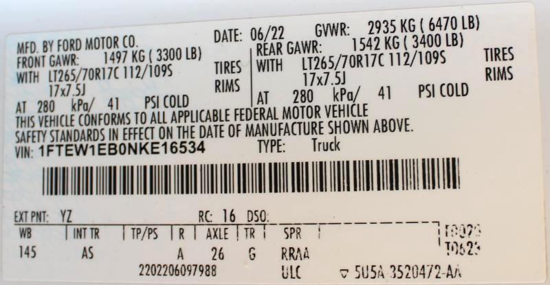 Ford F-150 XL SuperCrew 5.5-ft. Bed 2WD 2022