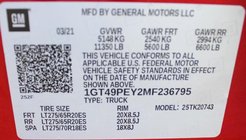 GMC Sierra 2500HD AT4 Crew Cab 4WD 2021
