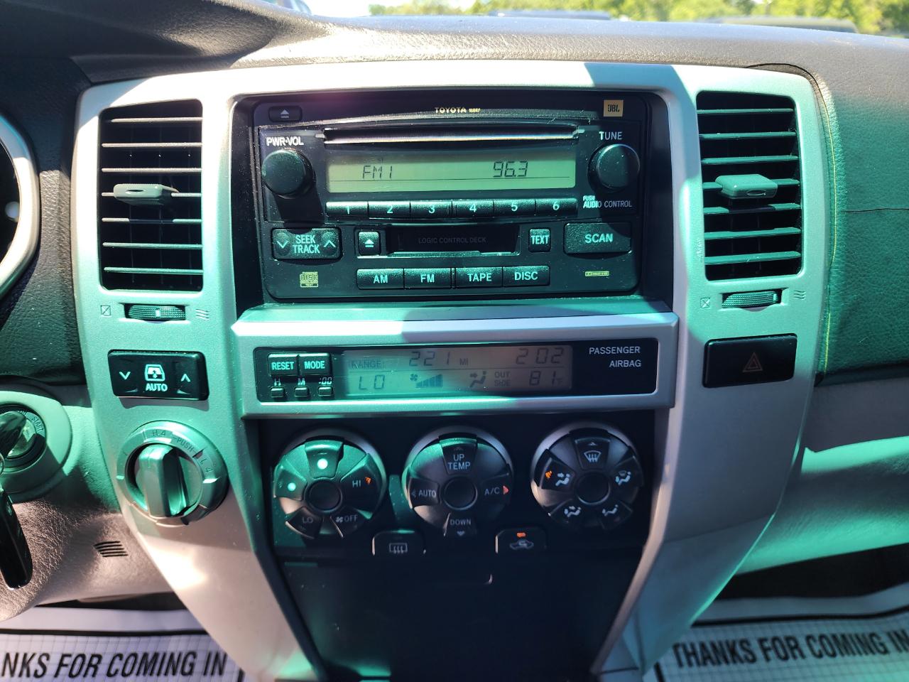 Toyota 4Runner SR5 4D SUV 4X4 V8 2005