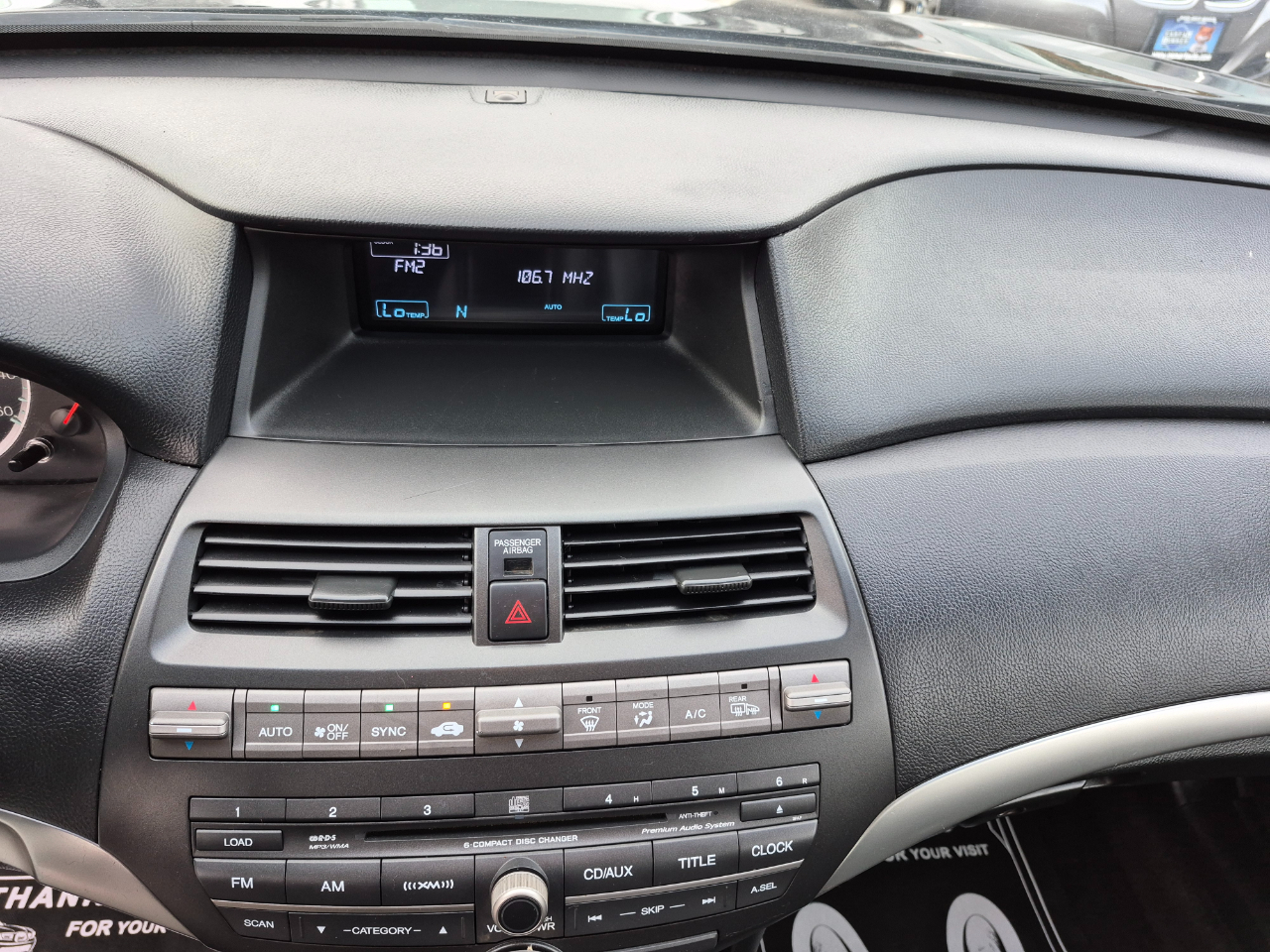 Honda Accord EX-L V-6 Sedan AT 2010 Honda Accord EX-L V-6 Sedan AT 2010